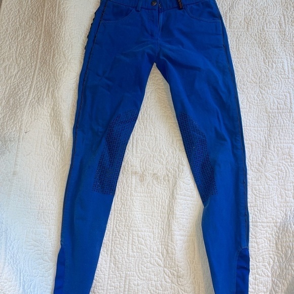 Rider wear breeches blue with flags - Picture 5 of 7